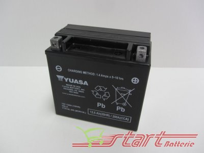 Yuasa YTX14L-BS 12V 12Ah Made in U.S.A. Harley-Davidson